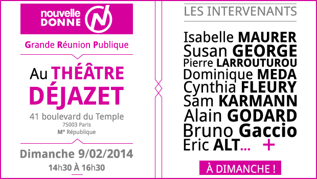 Dimanche 9 février – Grande réunion publique à Paris