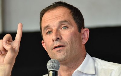 Réaction d’un militant à la victoire de Benoît Hamon