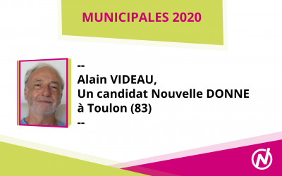 Alain VIDEAU – Candidat – Municipales 2020 – Toulon