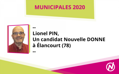 Lionel PIN – Candidat – Municipales 2020 – Élancourt