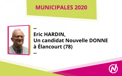 Eric HARDIN – Candidat – Municipales 2020 – Élancourt