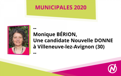 Monique BÉRION – Candidate – Municipales 2020 – Villeneuve-Lèz-Avignon