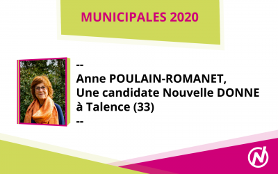 Anne POULAIN-ROMANET – Candidate – Municipales 2020 – Talence