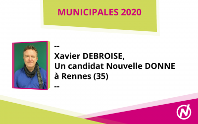 Xavier DEBROISE – Candidat – Municipales 2020 – Rennes