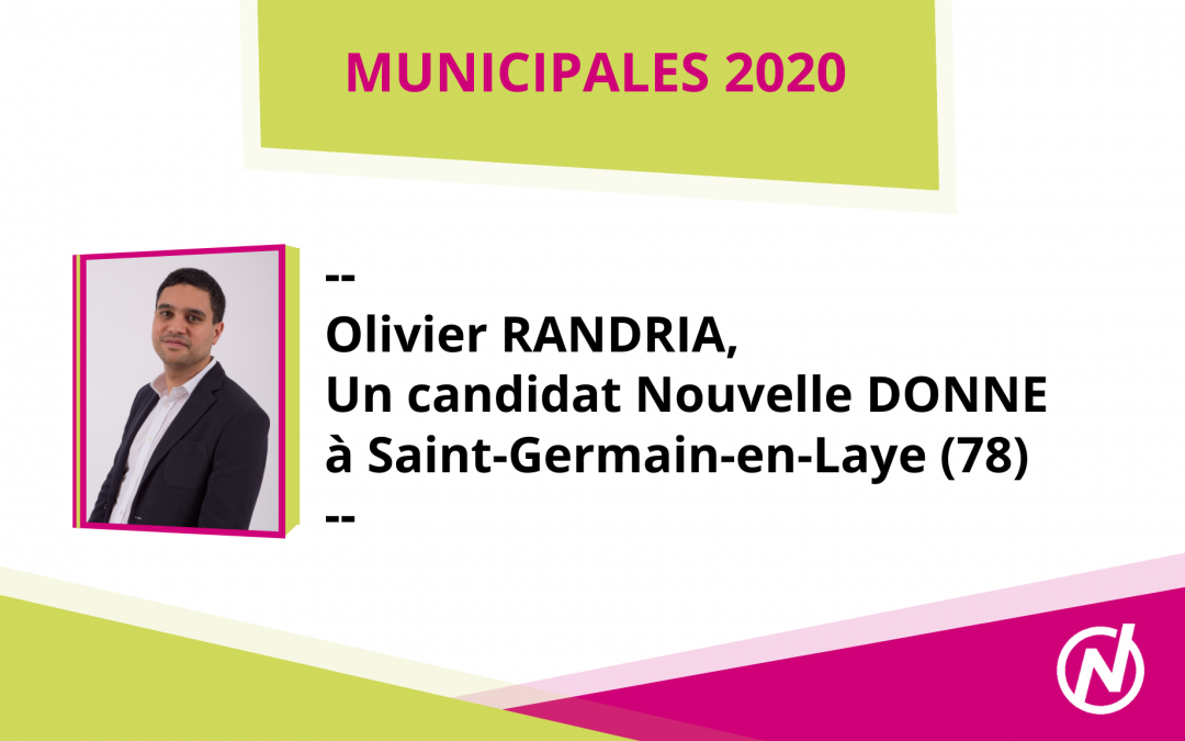 Olivier RANDRIA – Candidat – Municipales 2020 – Saint-Germain-en-Laye