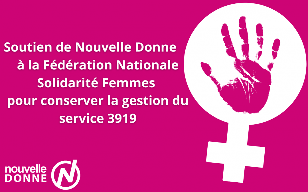 Soutien à la Fédération Nationale Solidarité Femmes pour conserver la gestion du service 3919