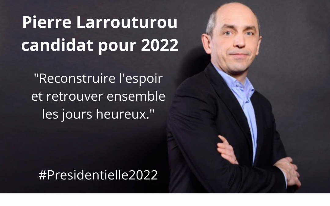 Pierre Larrouturou annonce sa candidature à la Primaire Populaire pour la présidentielle 2022