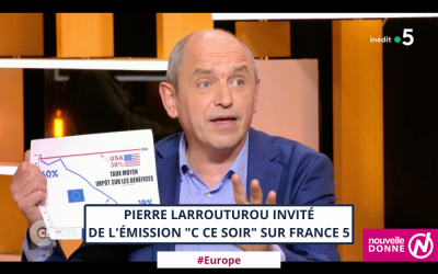 Histoire et avenir de l’Europe : Pierre Larrouturou invité de l’émission “C ce soir”