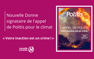 Nouvelle Donne co-signe la tribune de Politis pour la justice climatique
