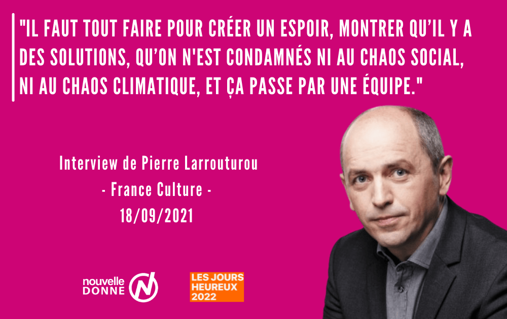 Interview de Pierre Larrouturou dans l’émission “Politique !” de France Culture