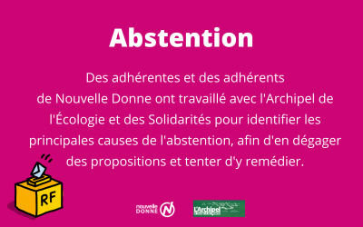 Abstention : votre avis nous intéresse ! Tentons d’y remédier ensemble