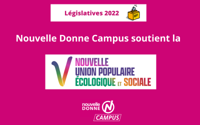 Les jeunes de Nouvelle Donne Campus apportent leur soutien aux candidats de la NUPES aux législatives