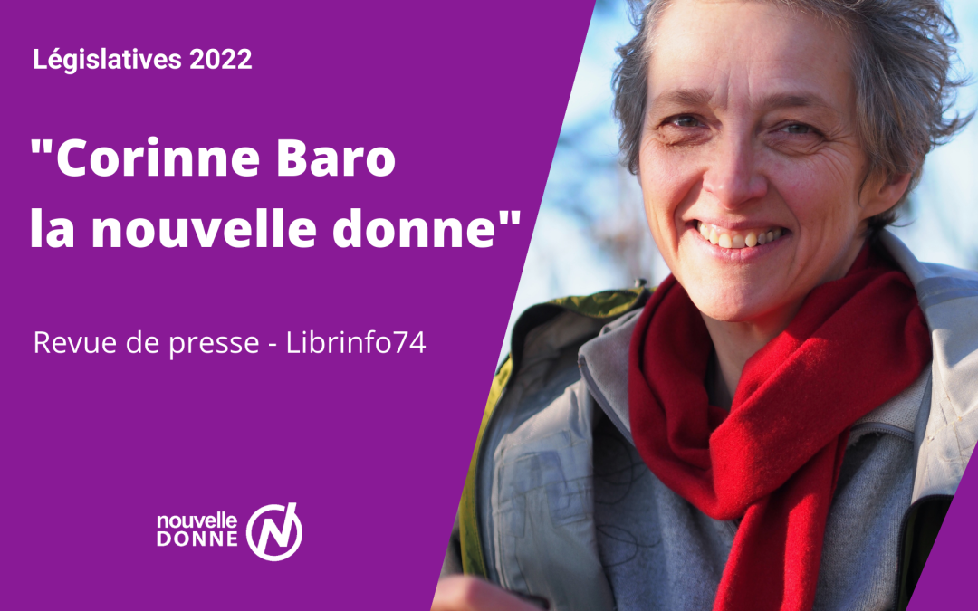 [Revue de presse] “Corinne Baro la nouvelle donne”, sur “librinfo74”