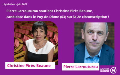 [Vidéo] Pierre Larrouturou soutient Christine Pirès Beaune, candidate dans le Puy-de-Dôme (63) !
