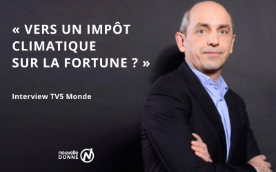 Taxation et climat : interview de Pierre Larrouturou sur TV5 Monde