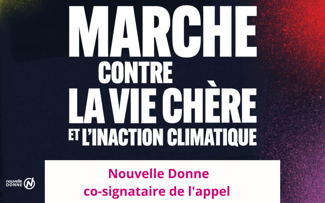 Nouvelle Donne participe à la marche contre la vie chère et l’inaction climatique