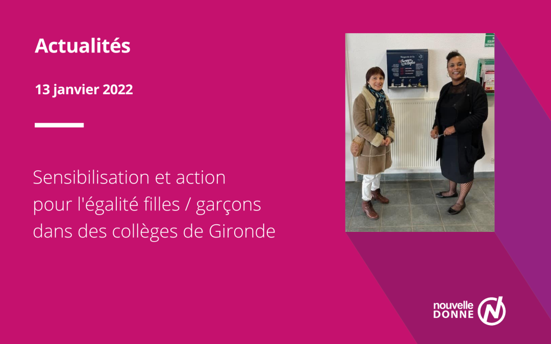 Inauguration d’un distributeur de protections hygiéniques par la conseillère Aline Mouquet