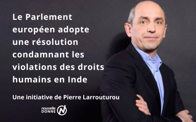 Pierre Larrouturou condamne les violations des droits humains en Inde