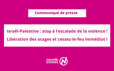 Israël-Palestine : stop à l’escalade de la violence ! Libération des otages et cessez-le-feu immédiat !