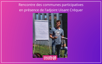 Rencontre des communes participatives en présence de l’adjoint Uisant Créquer