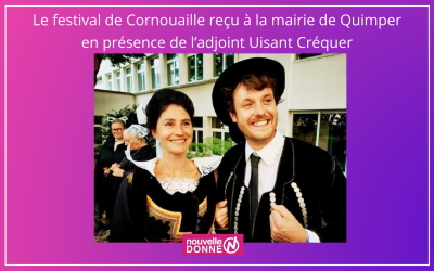 Le festival de Cornouaille reçu à la mairie de Quimper