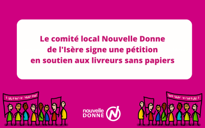 Le comité local Nouvelle Donne de l’Isère signe une pétition en soutien aux livreurs sans papiers