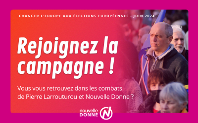 Européennes 2024 : Nouvelle Donne et Pierre Larrouturou repartent en campagne !