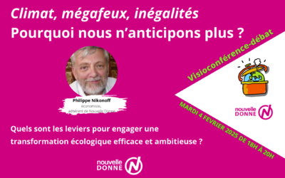 CONFERENCE-DEBAT : Climat, mégafeux,inégalités. Pourquoi nous n’anticipons plus ?